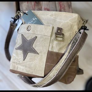 Star Upcycled canvas MYRA BAG